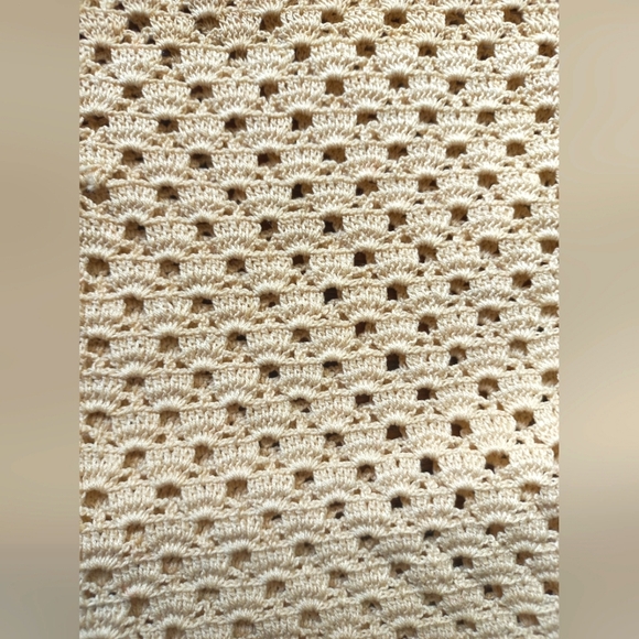 Vintage handmade lace macrame collar - Picture 7 of 8